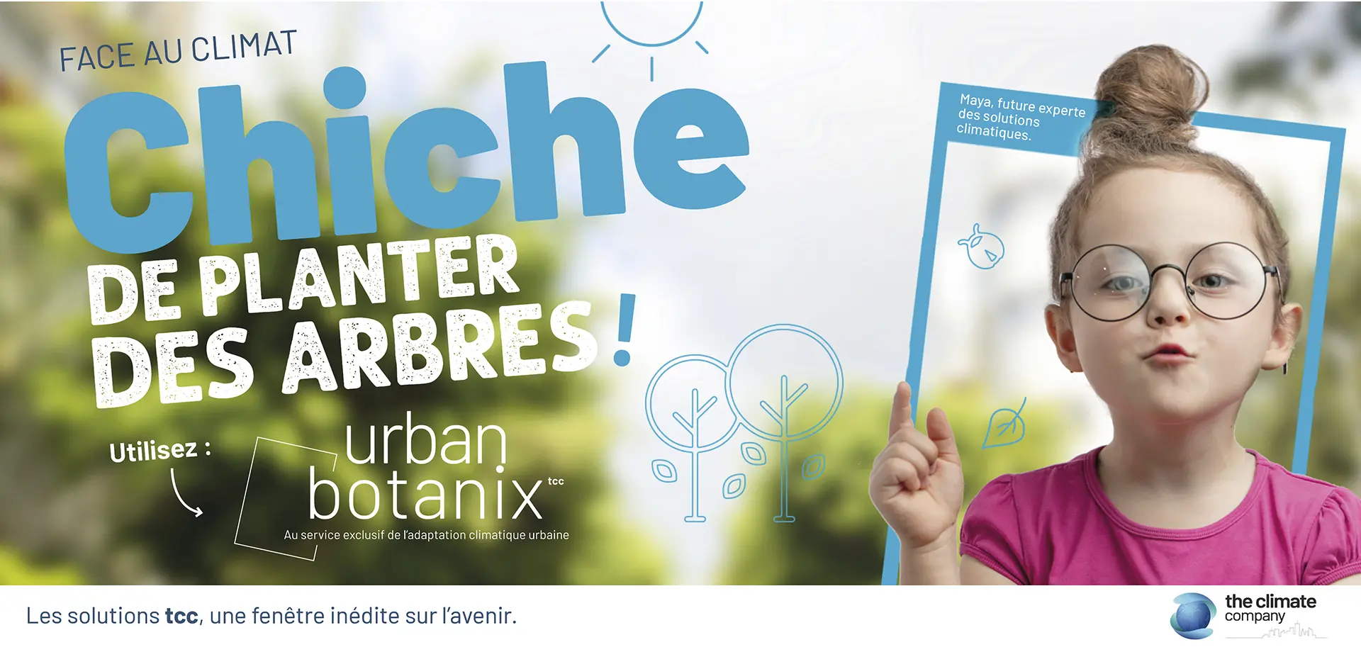 Chiche de planter des arbres, utiliser Urban Botanix